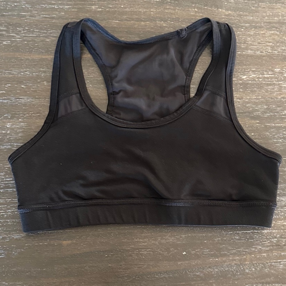 Avia Girls Large (10/12) Black Sports Bra